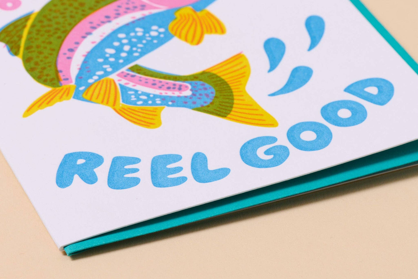Reel Good (Trout) Fish Birthday Card