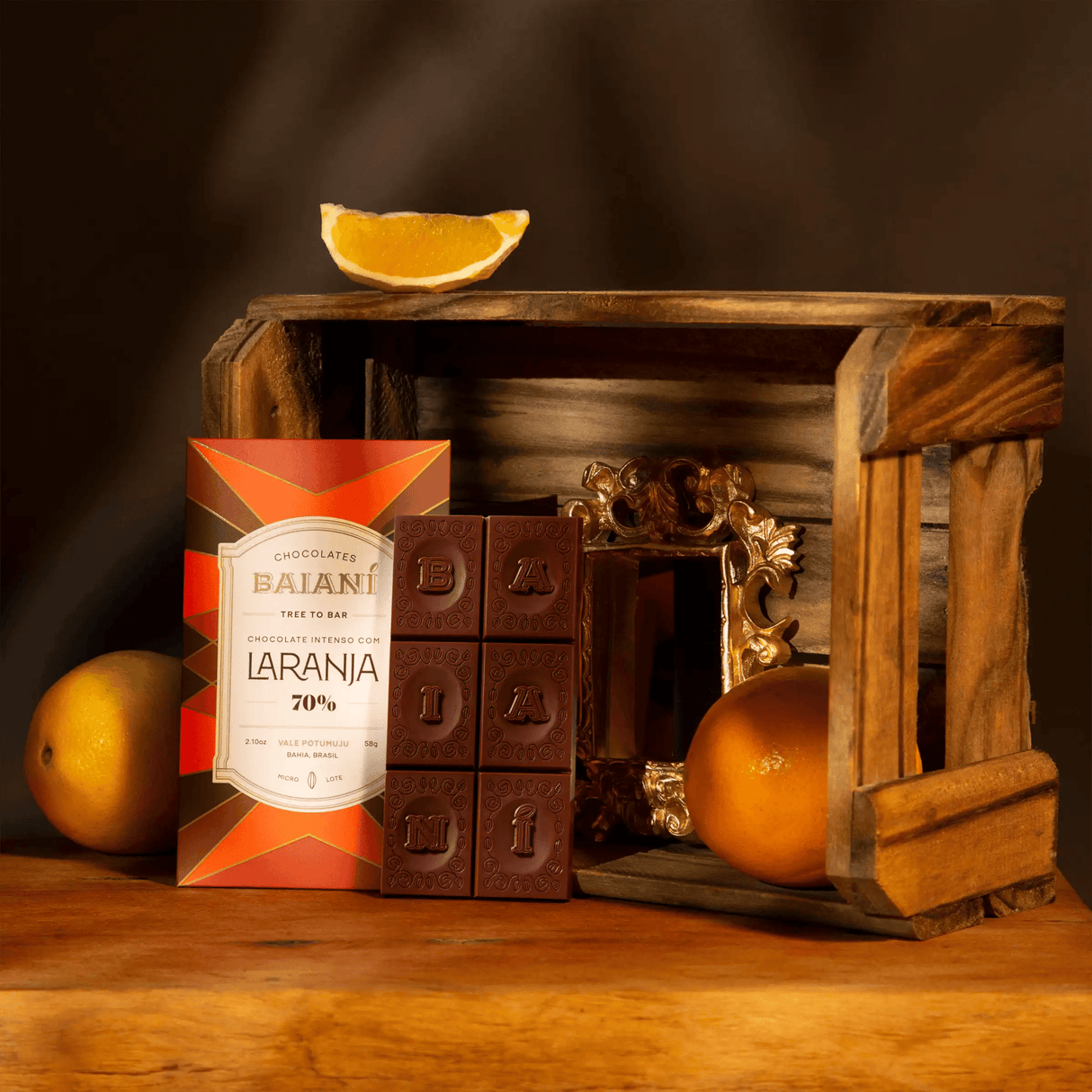 Baiani Dark Chocolate w/ Orange Zest 70% - The Regal Find