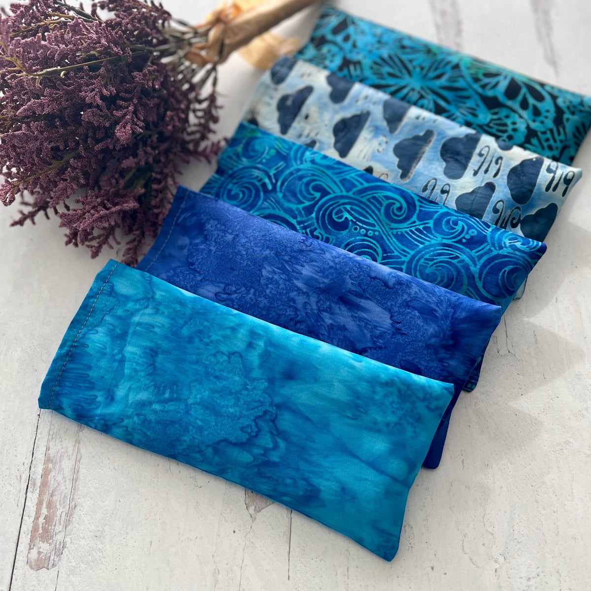 EYE PILLOW unscented/LAVENDER, hot/cold, yoga, meditation: Purple / Unscented FLAXSEED ONLY