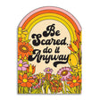 Be Scared. Do It Anyway. - Retro Encouragement Card - The Regal Find