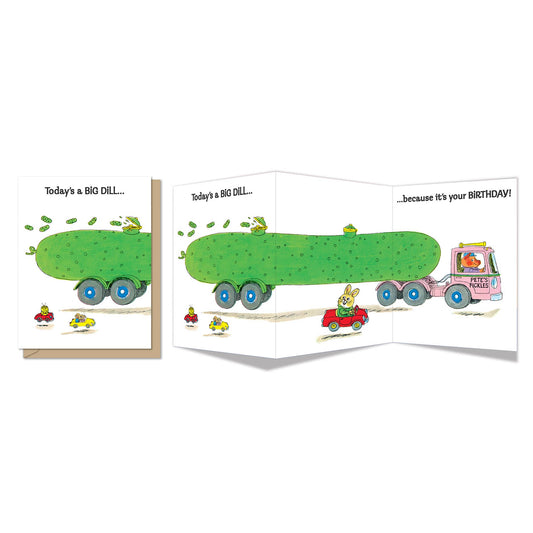 Big Dill Tri - Fold Birthday Card - The Regal Find