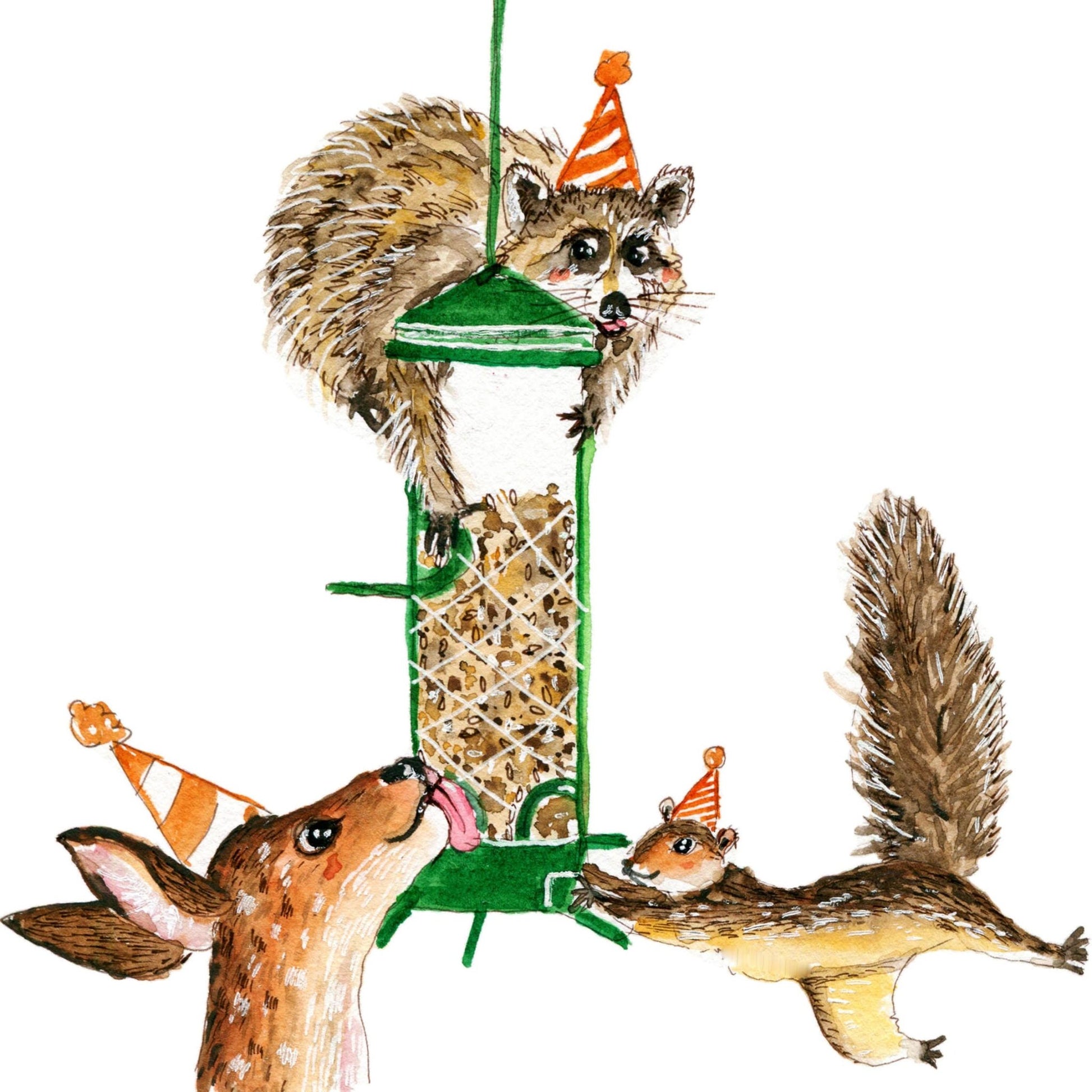 Bird Feeder Birthday - Funny Birthday Card - The Regal Find