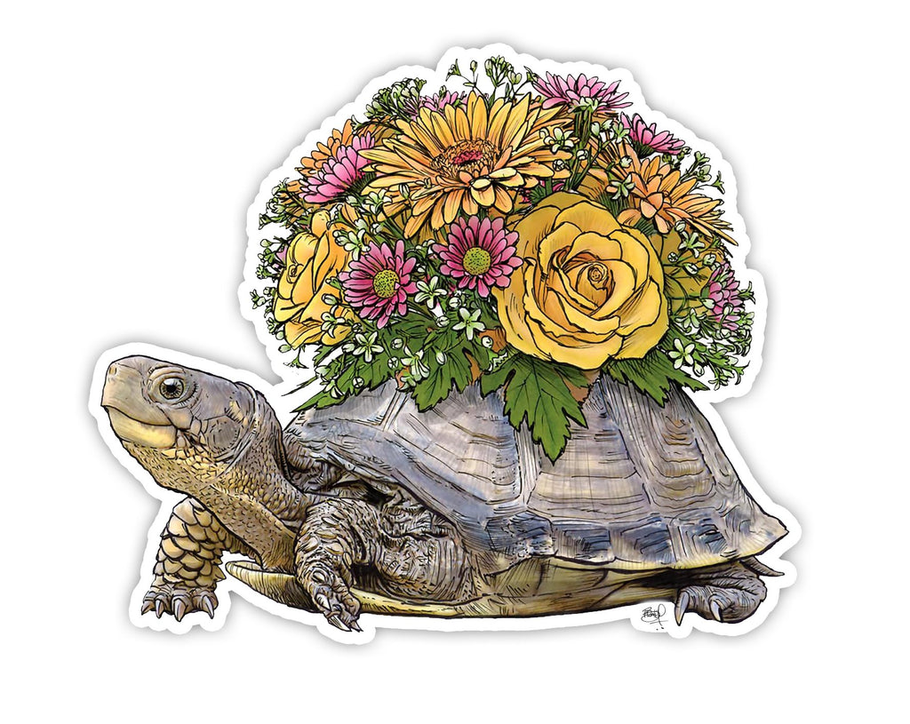 Boxed Bouquet vinyl sticker - The Regal Find