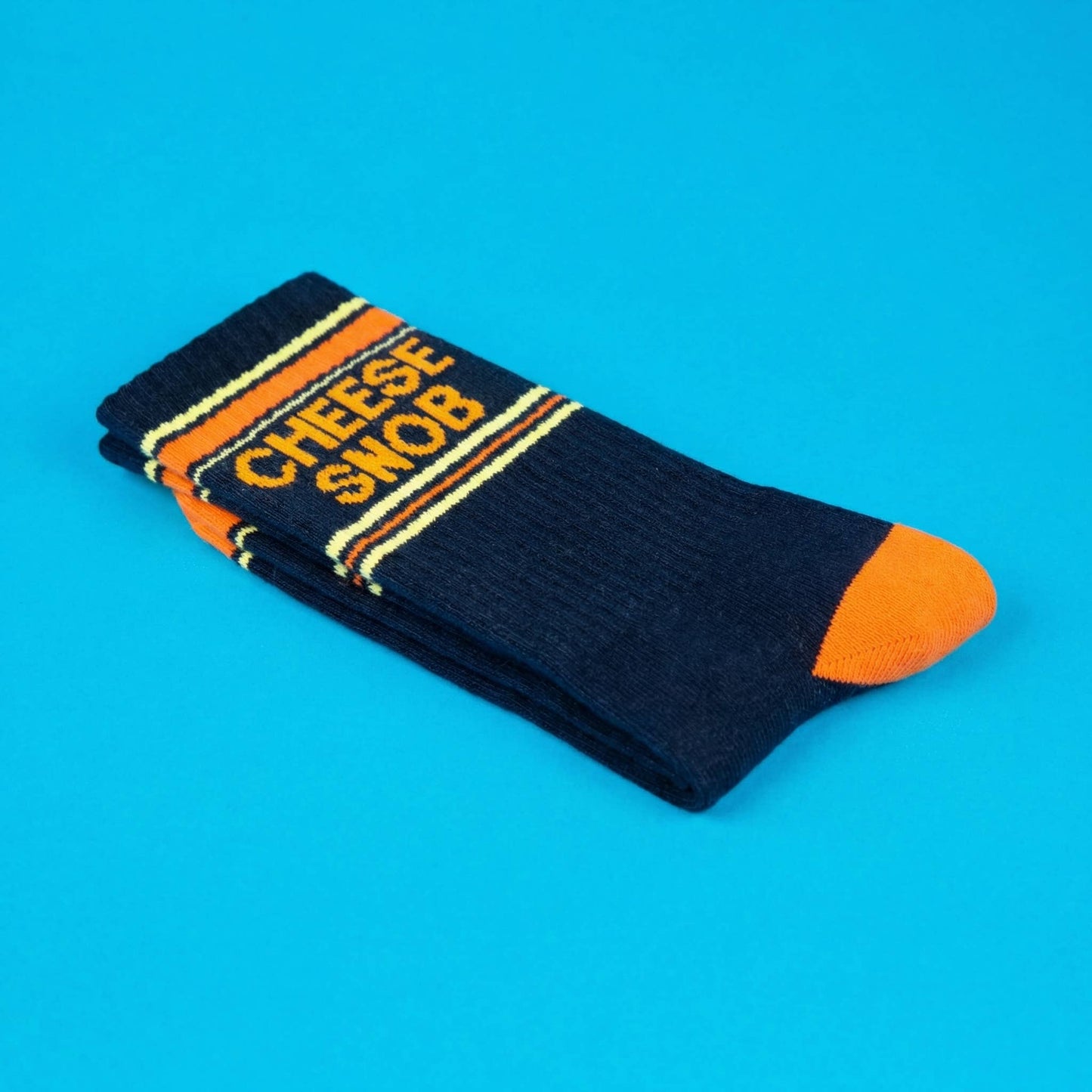 Cheese Snob Gym Crew Socks