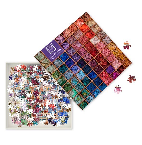 Royal School Of Needlework: Wall Of Wool 1000 Piece Jigsaw
