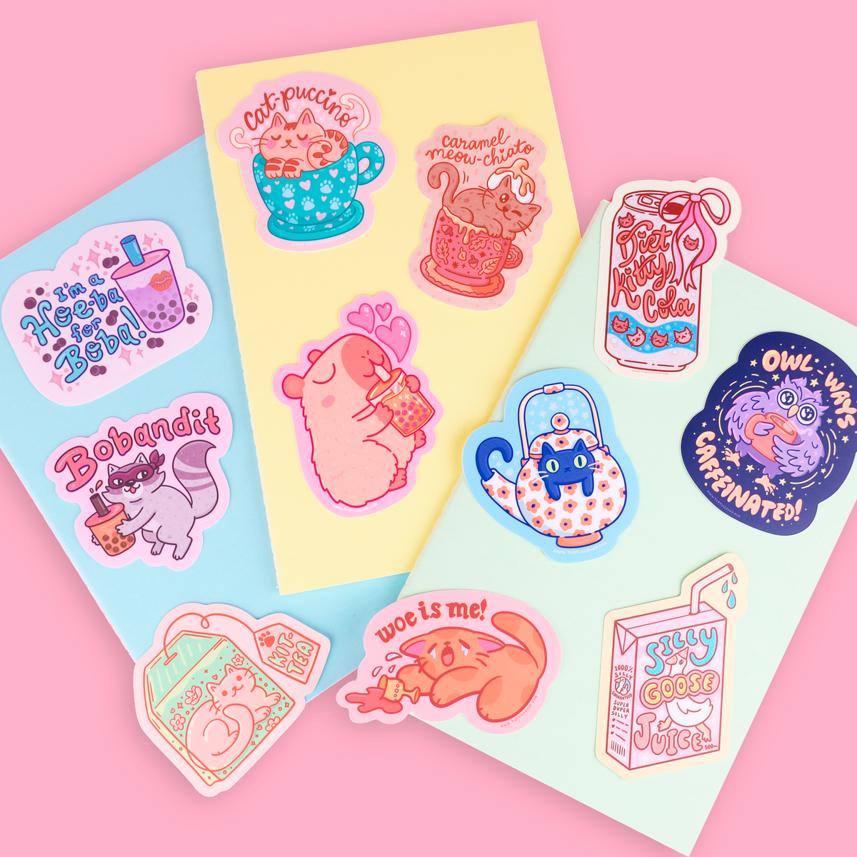 Kittea Teabag Vinyl Sticker