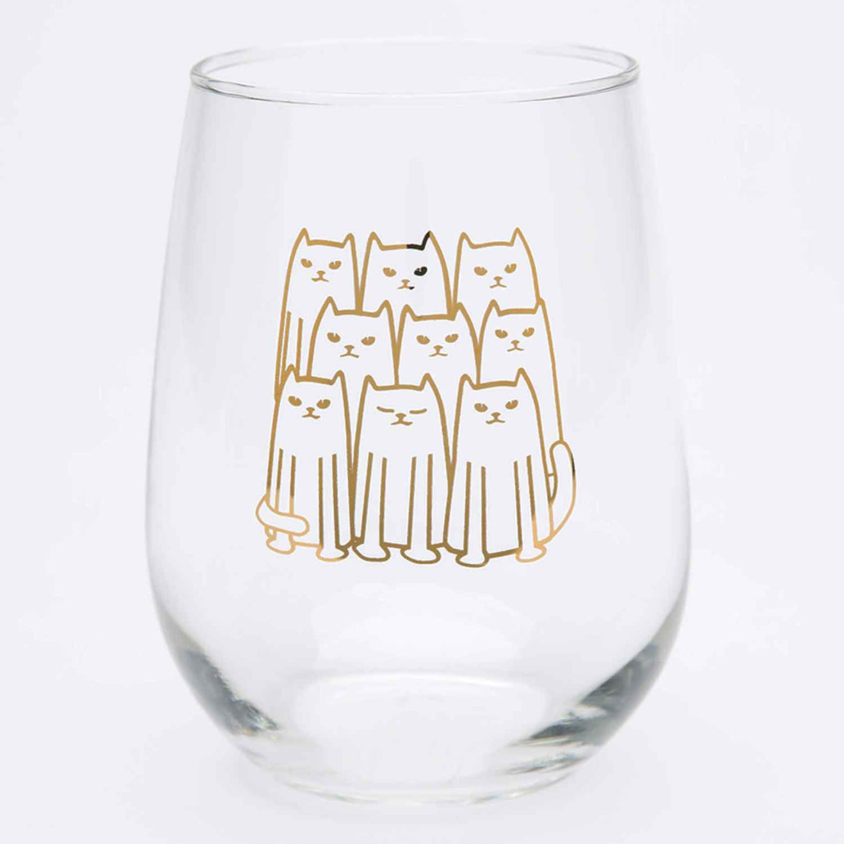 Cat Stemless Wine Glass - The Regal Find