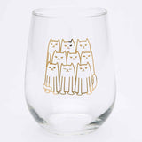 Cat Stemless Wine Glass - The Regal Find