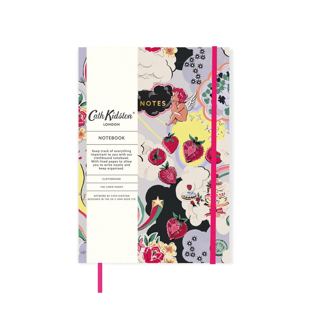 Cath Kidston Silver Linings A5 Clothbound Notebook (6197) - The Regal Find