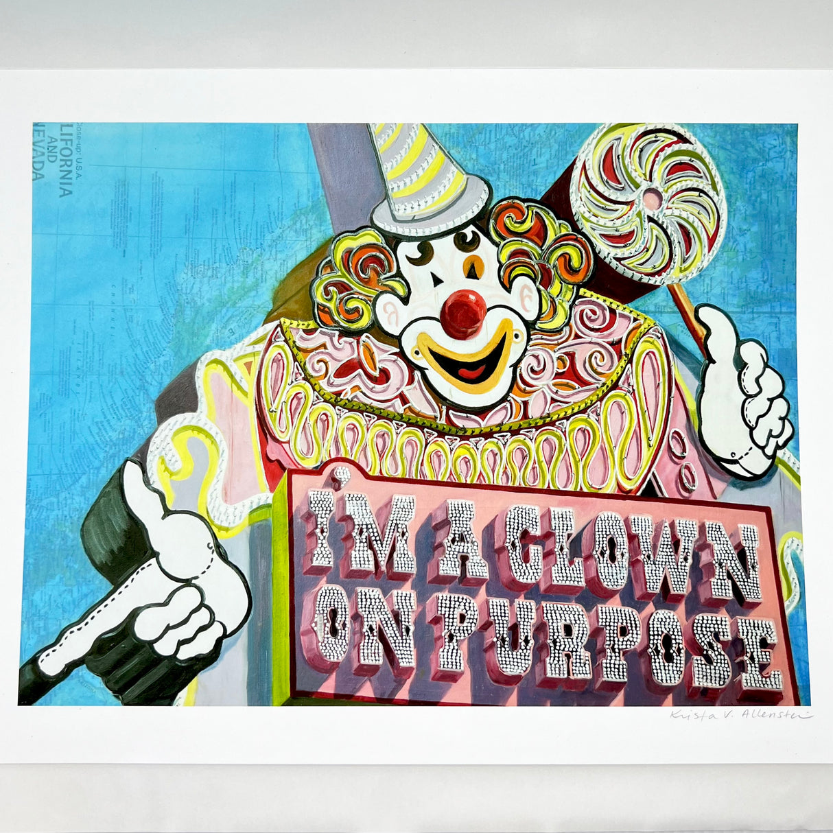 Clown on Purpose Print