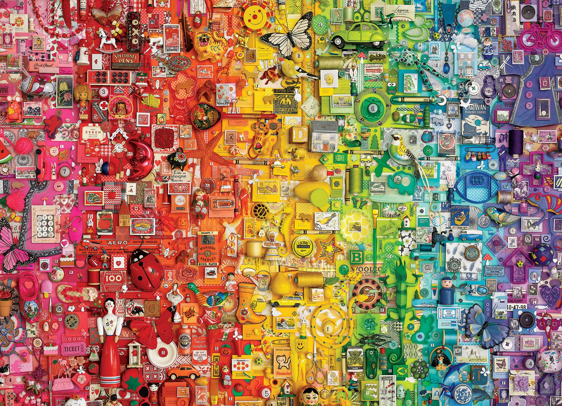 Colourful Rainbow - 1000 Piece Puzzle - The Regal Find