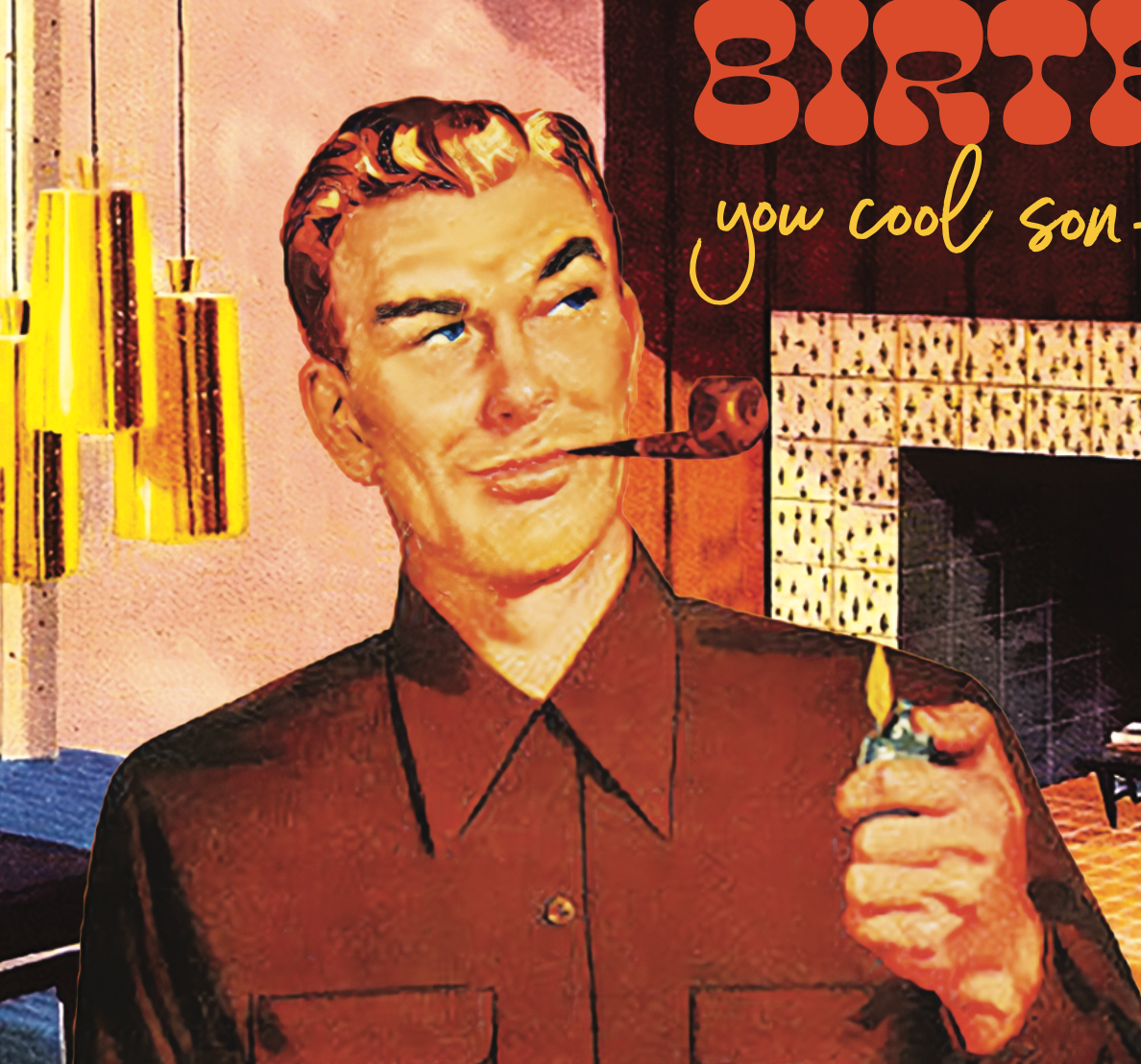 MIDCENTURY SOB BIRTHDAY card