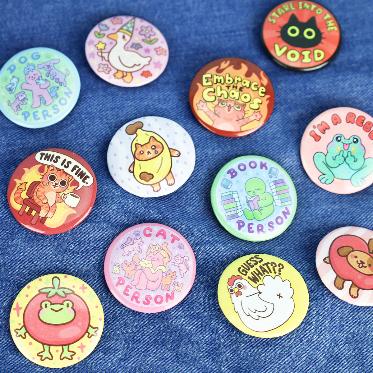 You Me Book Spree Pinback Button