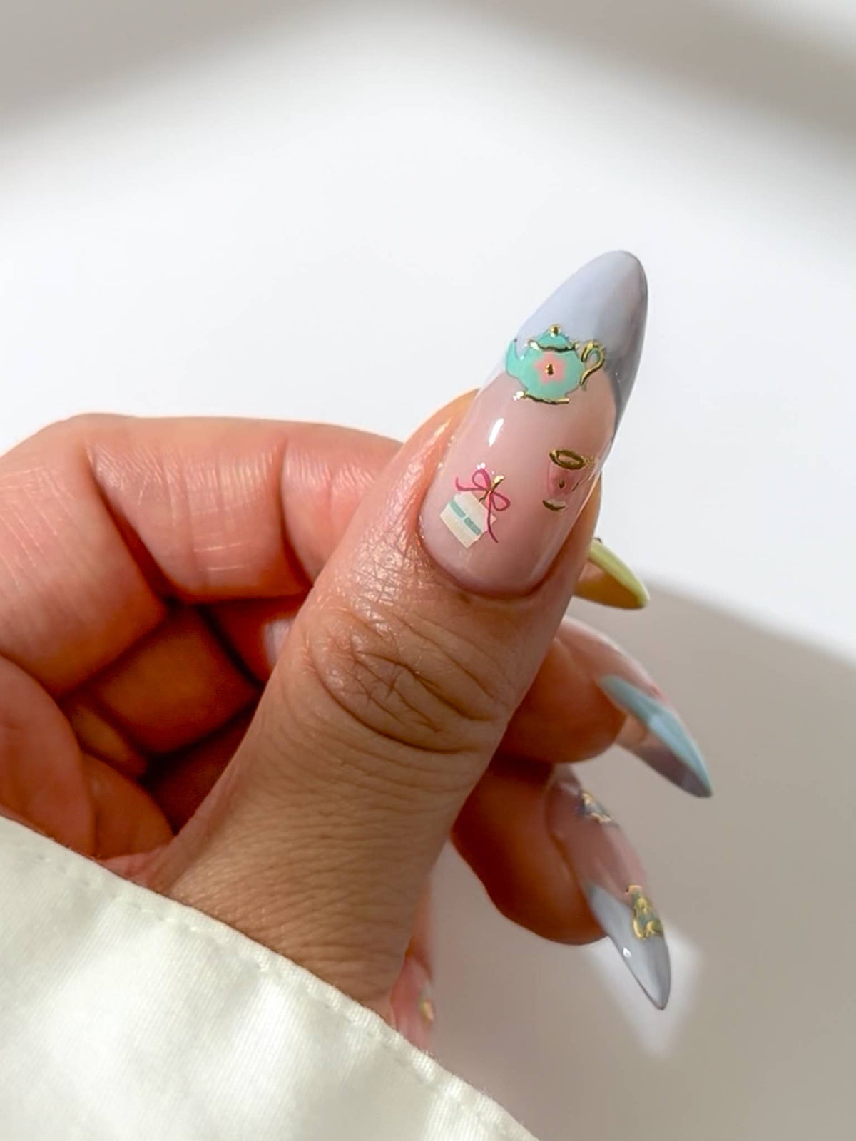 Nail Art Stickers - HIGH TEA
