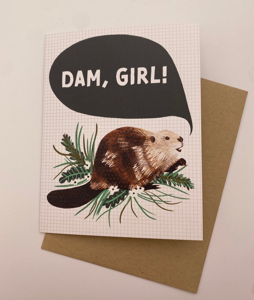 Dam Girl Birthday Card - The Regal Find