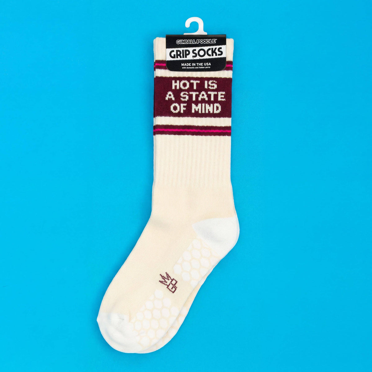 Hot Is A State Of Mind Grip Socks