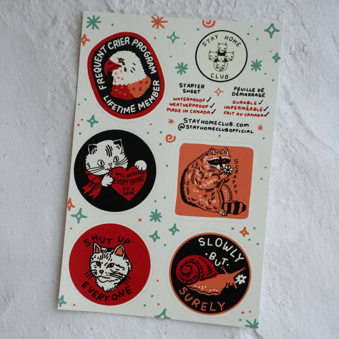 SHC Starter Pack Waterproof Sticker Sheet | Greatest Hits