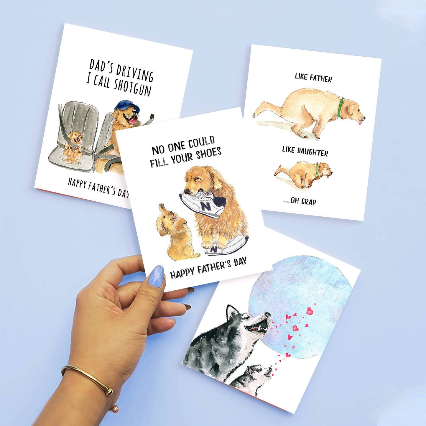 Dog Dad Shit - Funny Fathers Day Card - The Regal Find