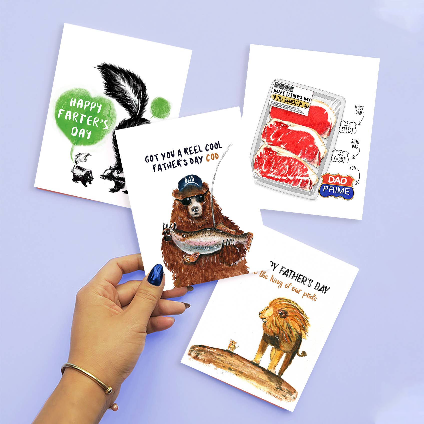 Dog Dad Shit - Funny Fathers Day Card - The Regal Find