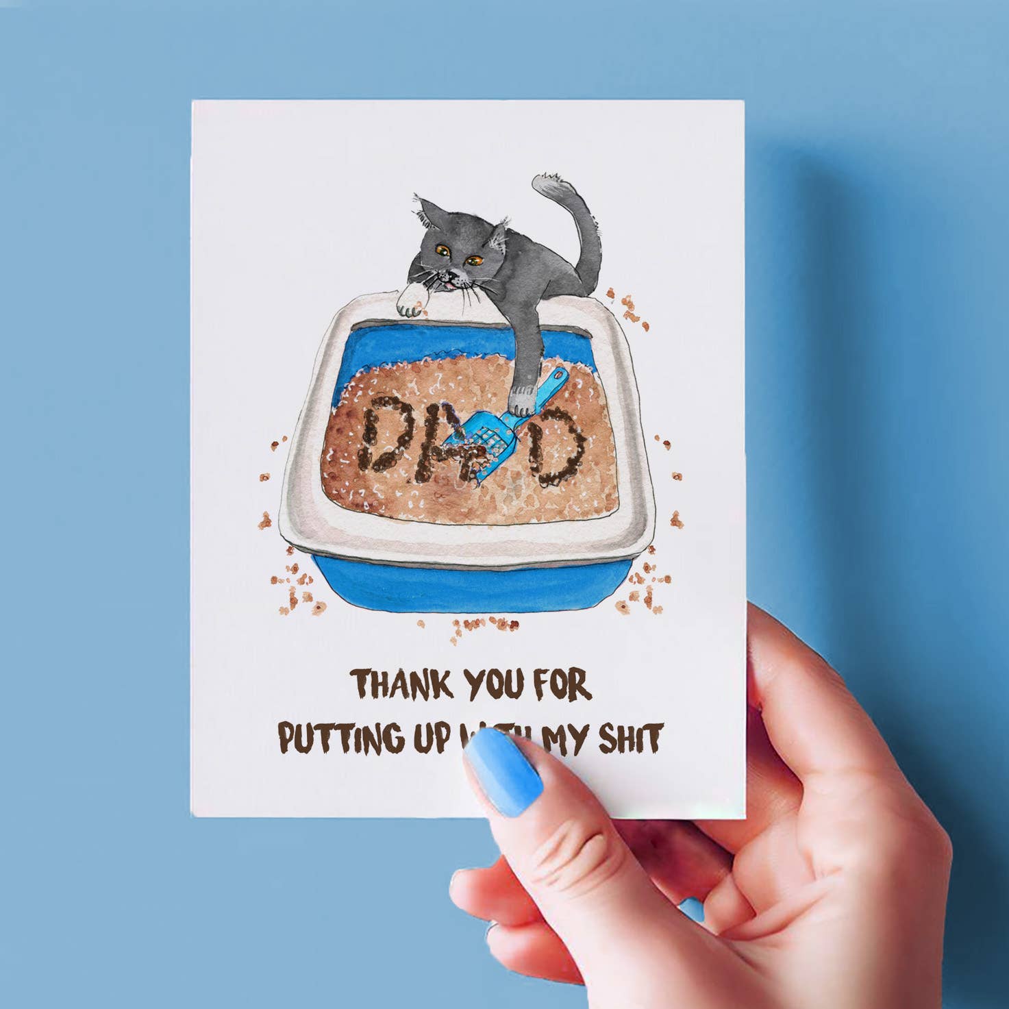 Dog Dad Shit - Funny Fathers Day Card - The Regal Find