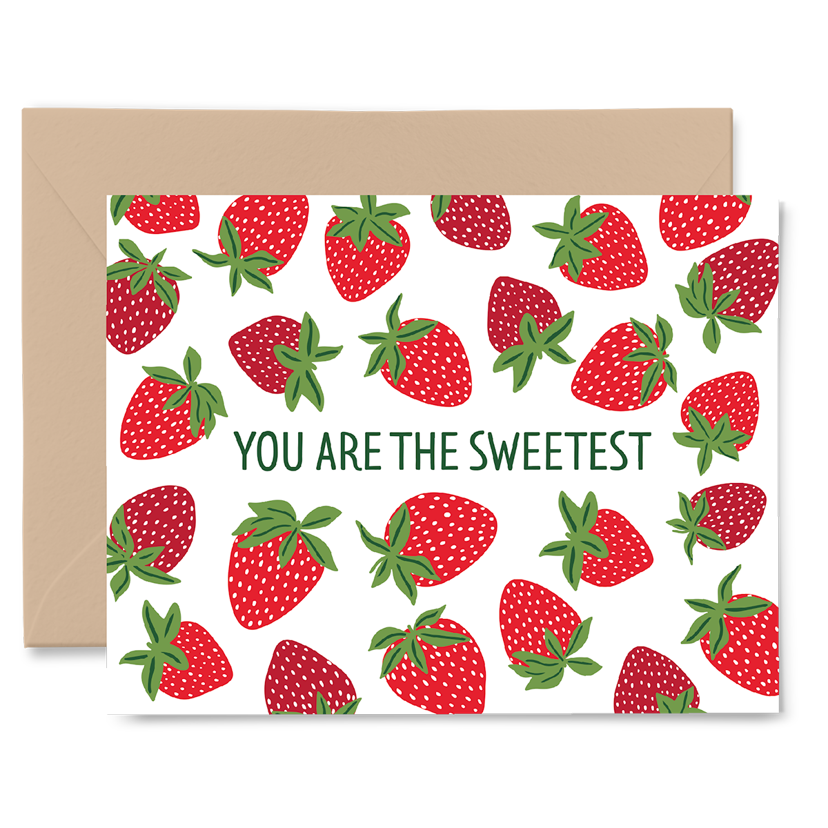 Sweetest Strawberry Love & Thank You Card
