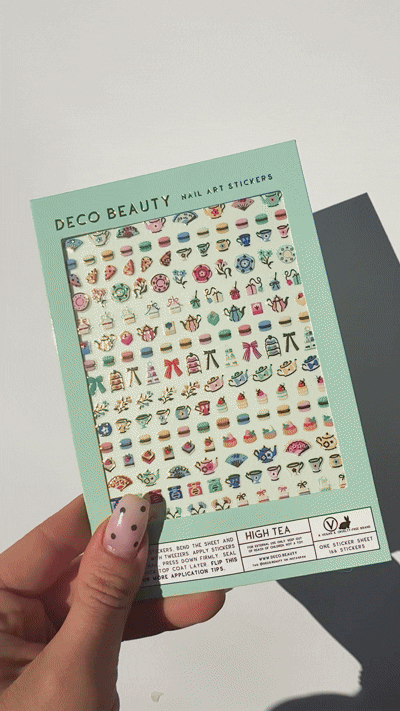 Nail Art Stickers - HIGH TEA