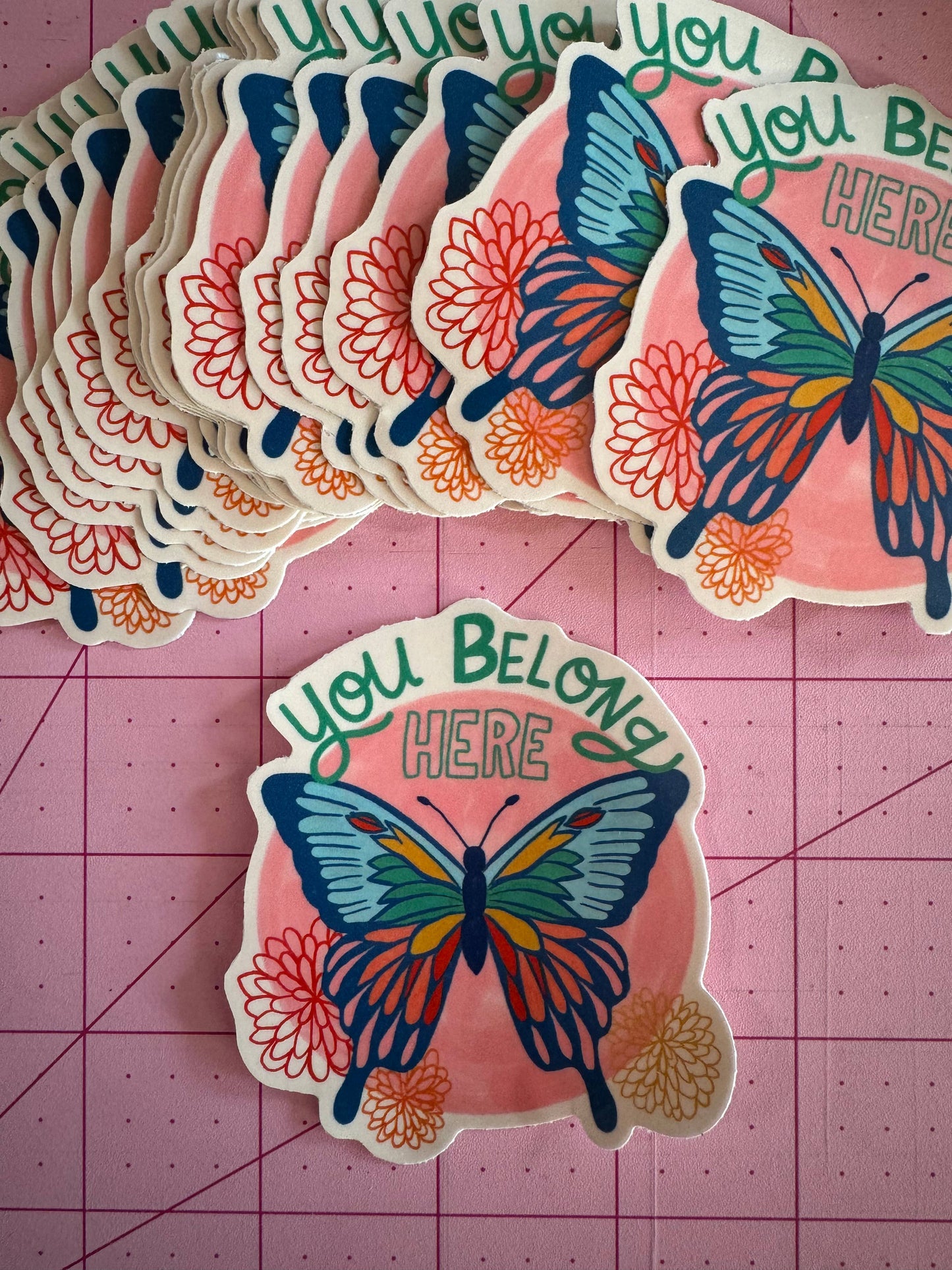 You Belong Here Sticker