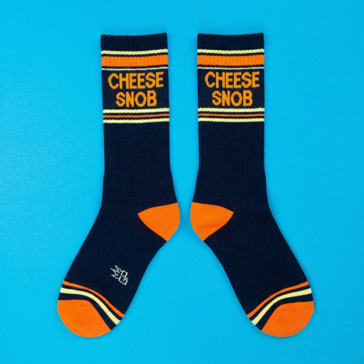 Cheese Snob Gym Crew Socks
