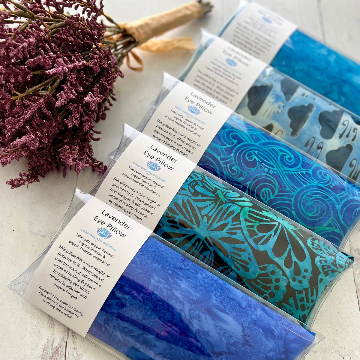 EYE PILLOW unscented/LAVENDER, hot/cold, yoga, meditation: Purple / Unscented FLAXSEED ONLY