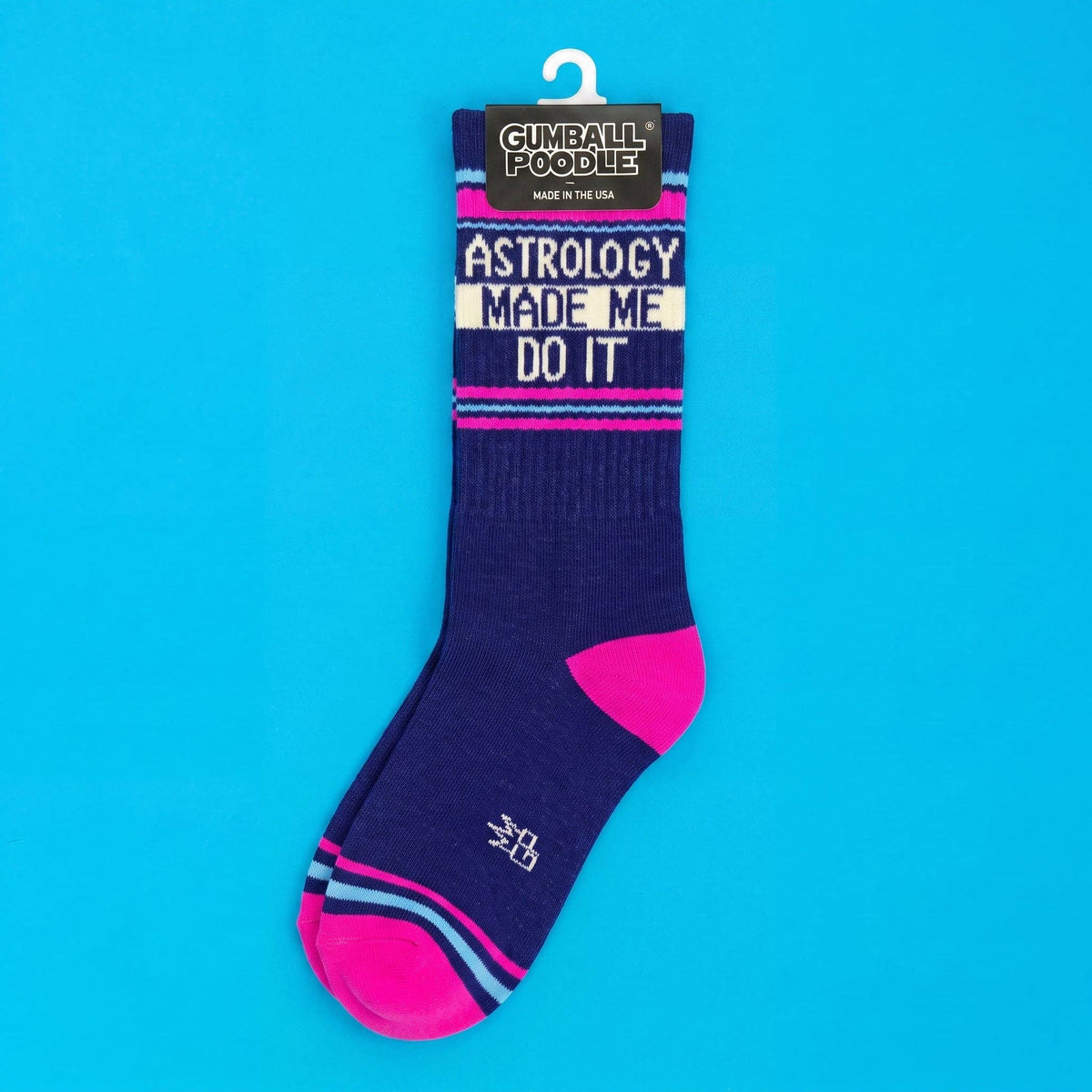 Astrology Made Me Do It Gym Crew Socks