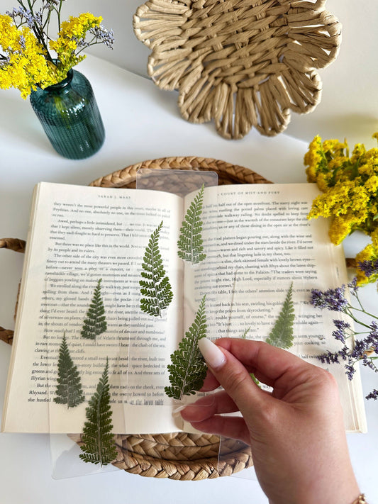 Pressed Fern Bookmark