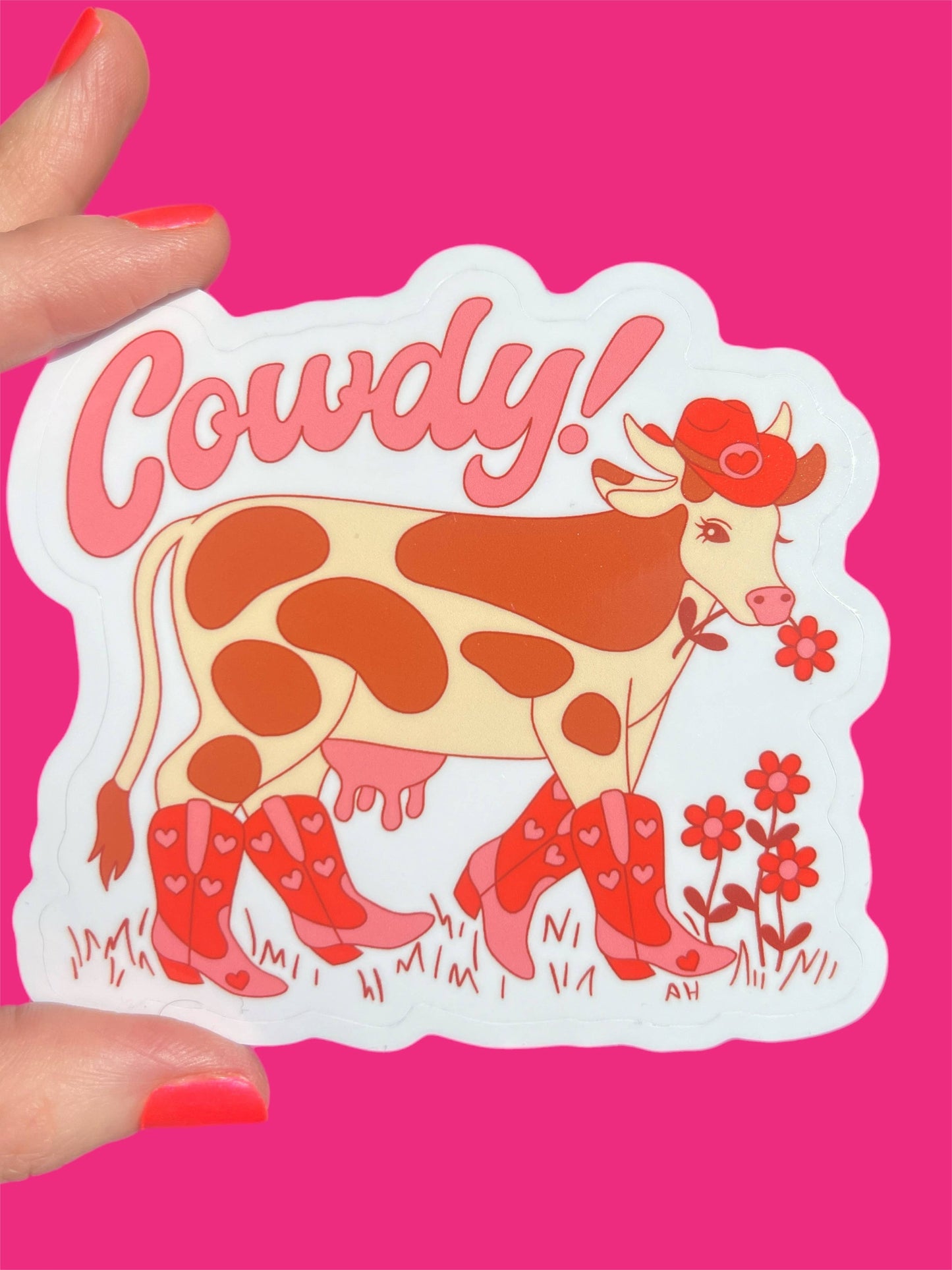 Cowdy! Sticker
