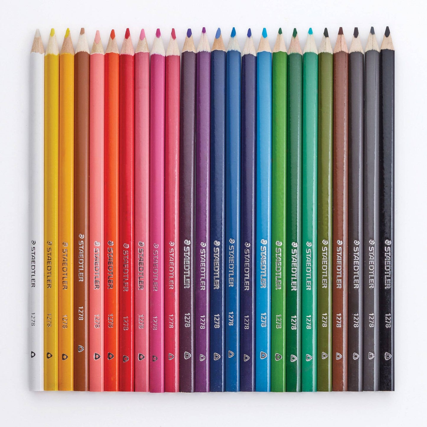 STAEDTLER 24pc Triangular Colored Pencils - Ergonomic