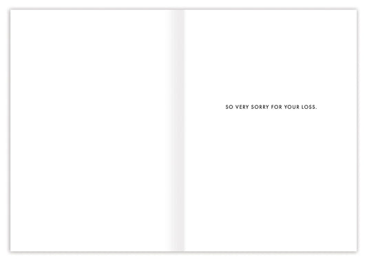 Paw Prints Pet Sympathy Card