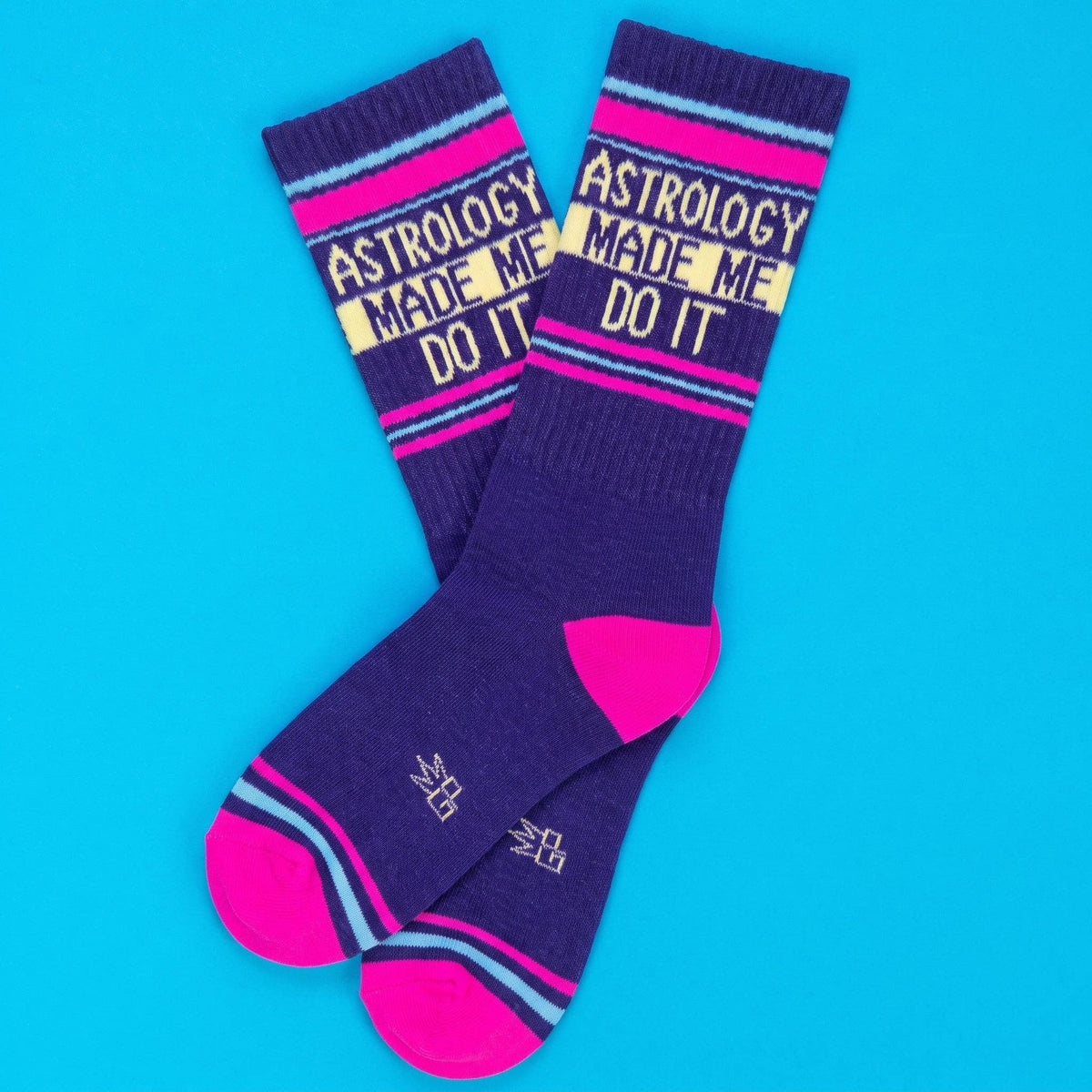 Astrology Made Me Do It Gym Crew Socks