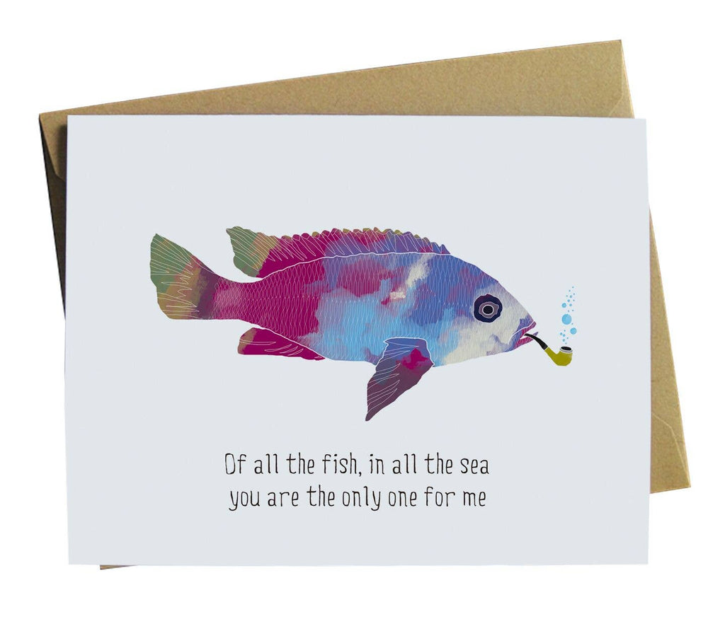 Fish Love Card - The Regal Find