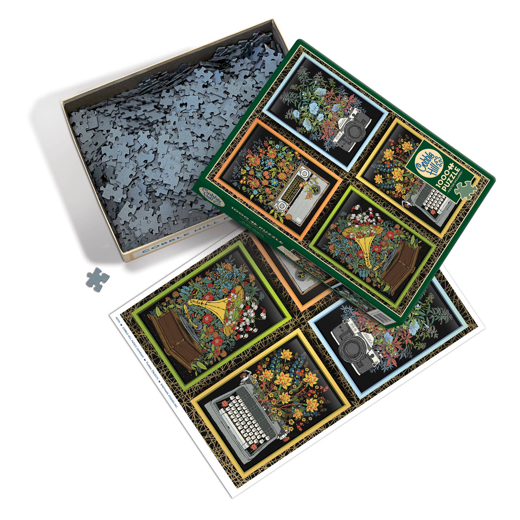Floral Objects 1000pc puzzle - The Regal Find
