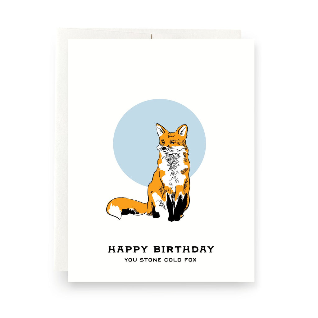 Fox Birthday Greeting Card - The Regal Find