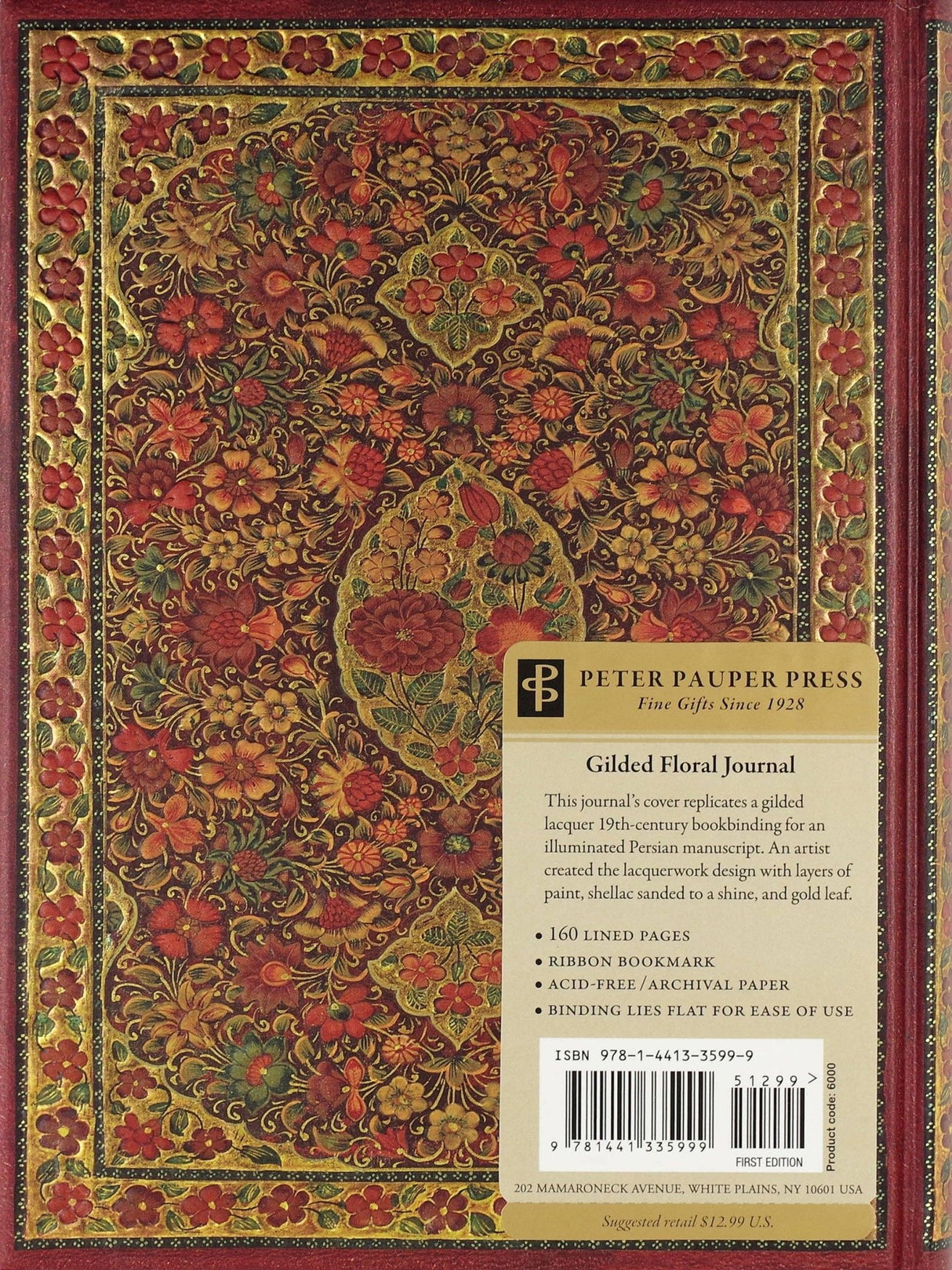 Gilded Floral Journal - The Regal Find