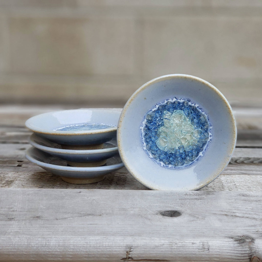 Handmade Ring Dish - Wasabi Dipping Dish - Coral - The Regal Find