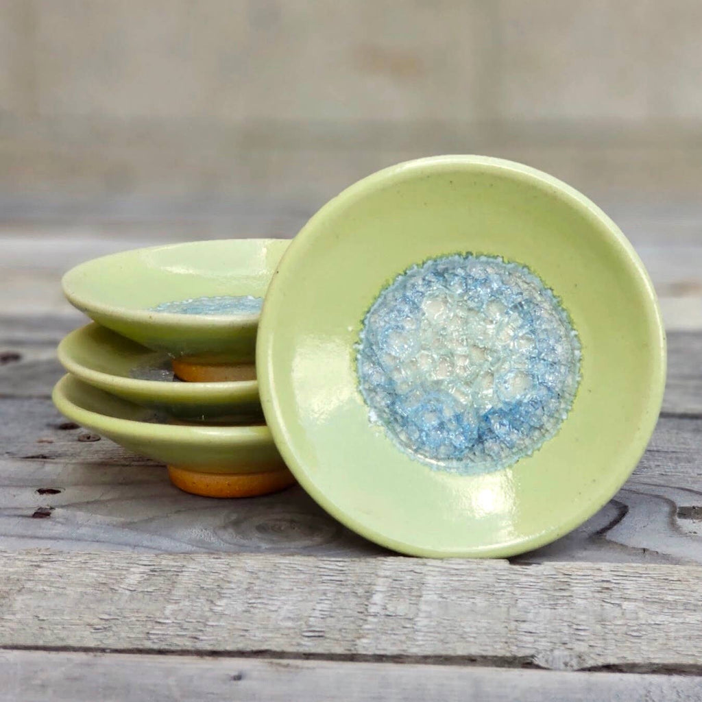 Handmade Ring Dish - Wasabi Dipping Dish - Periwinkle - The Regal Find