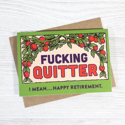 Happy Retirement Vintage Greeting Card - The Regal Find