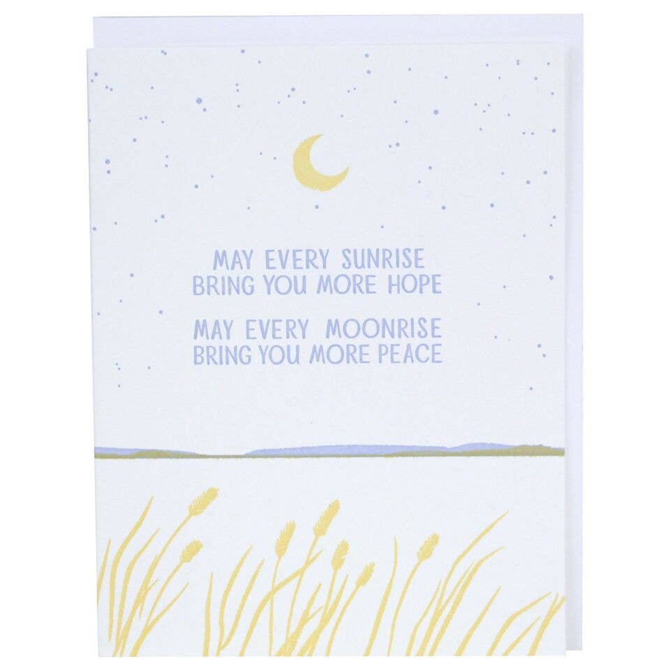 Hope And Peace Quote Sympathy Card - The Regal Find