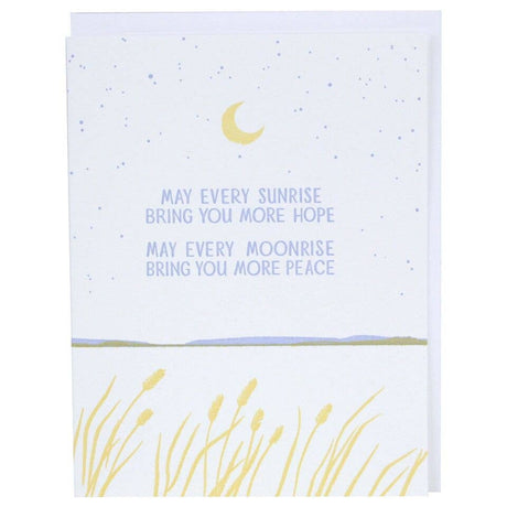 Hope And Peace Quote Sympathy Card - The Regal Find