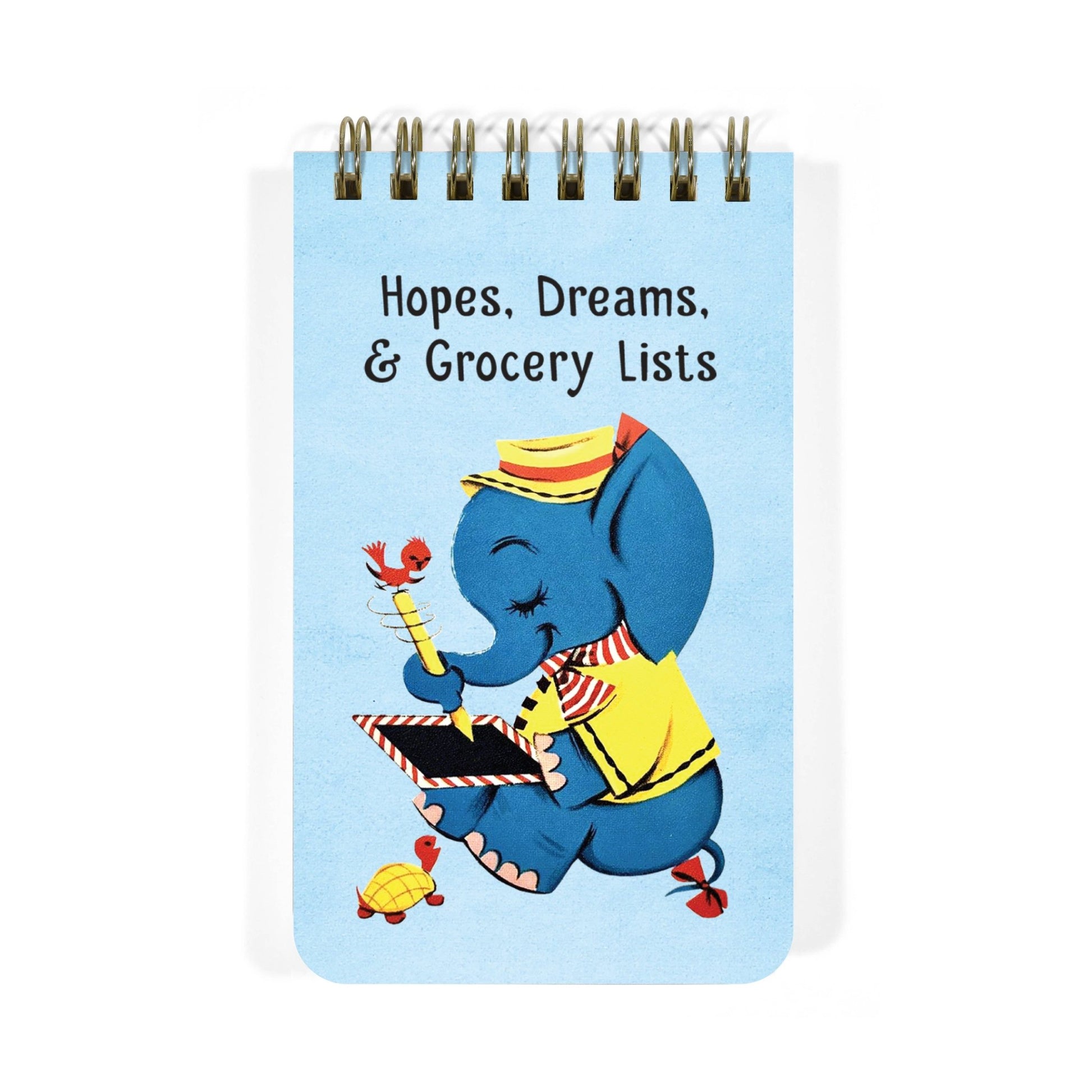 Hopes, Dreams & Grocery Lists - 3x5 Spiral Memo Notepad - The Regal Find
