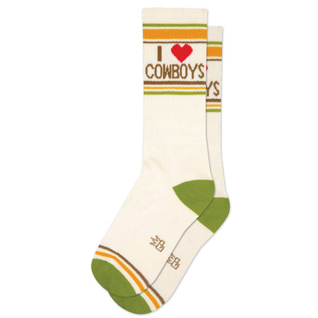 I ❤️ Cowboys Gym Crew Socks - The Regal Find