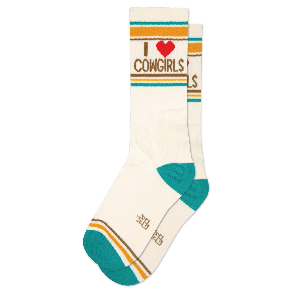 I ❤️ Cowgirls Gym Crew Socks - The Regal Find