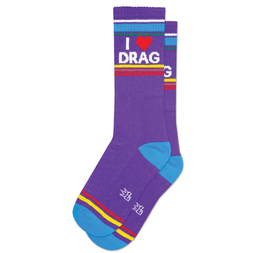 I ❤️ Drag Gym Crew Socks - The Regal Find