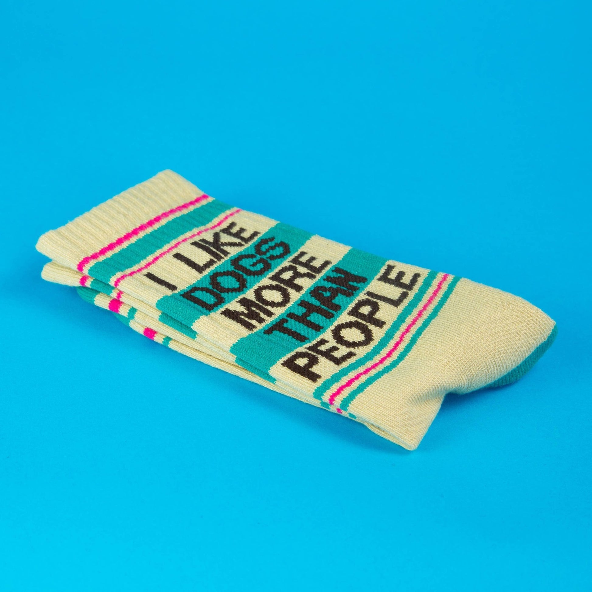 I Like Dogs More Than People Gym Crew Socks - The Regal Find