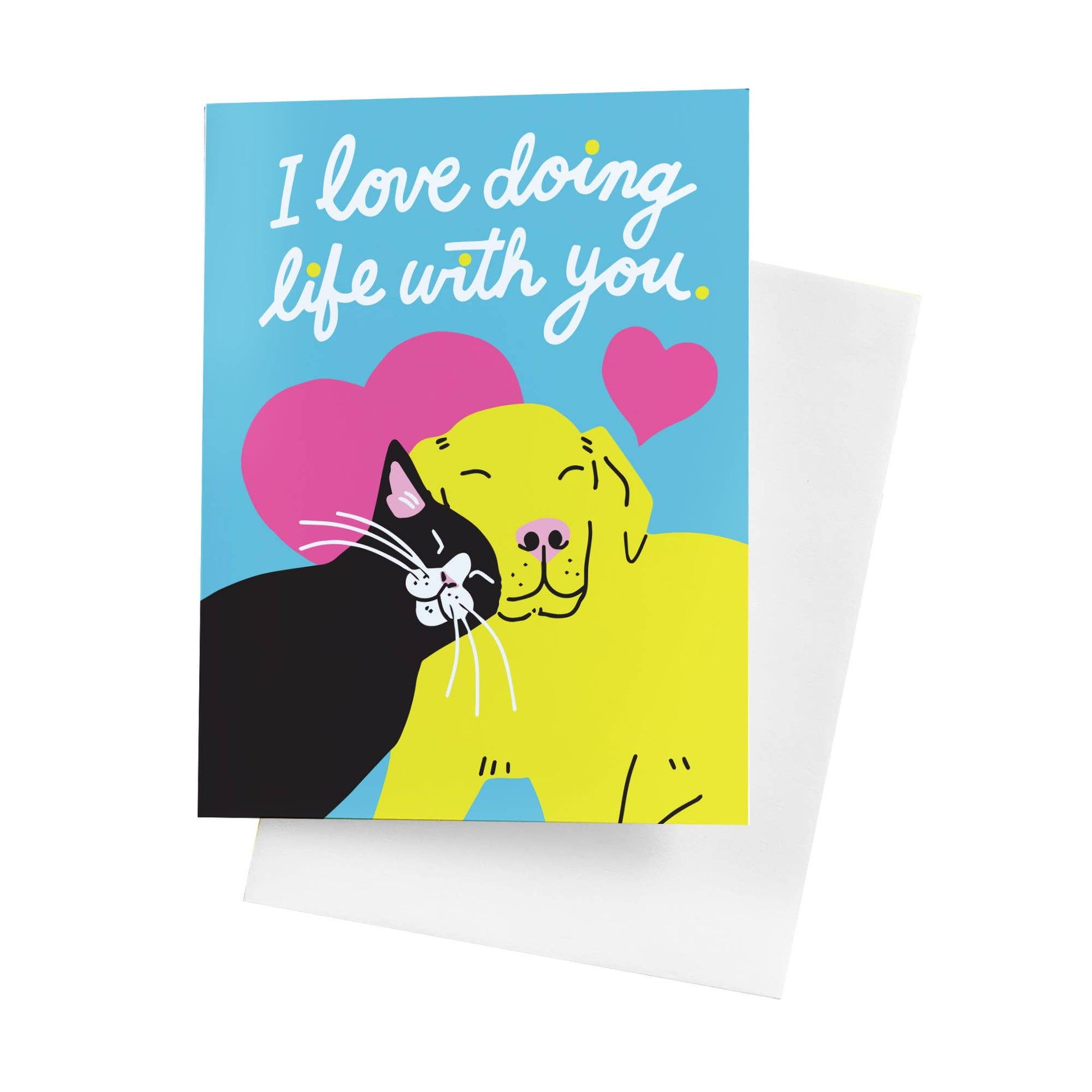 I Love Doing Life With You A2 Single Greeting Card - The Regal Find